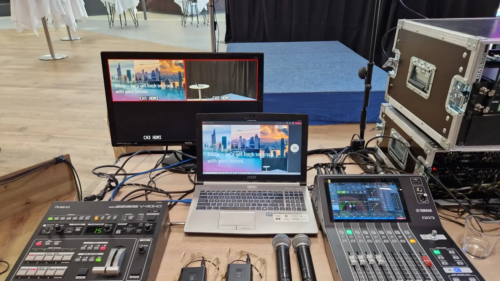Live-Übertragung mit Kamera, Eventstreaming und Bildregie