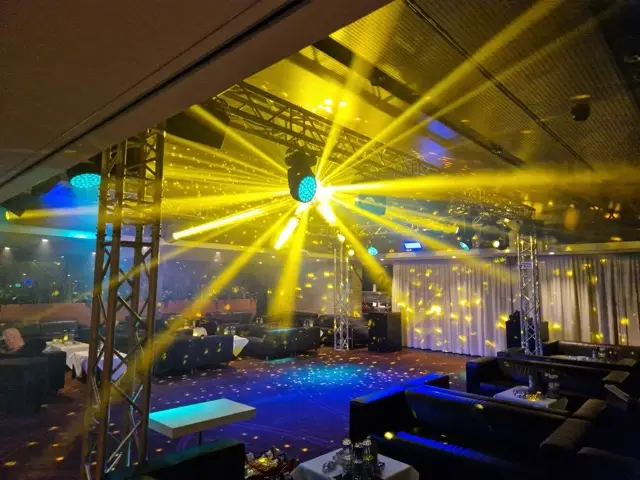 Dauermiete Licht- und Tontechnik Hotel Astoria Silversterfeiter – Licht- und Tontechnik für zwei Floors.